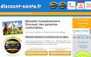 discount-sante.fr website preview