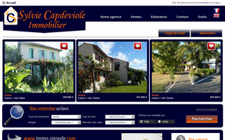 immo-gironde.com website preview