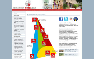 immobilier-medoc.com website preview