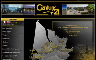 century21-gironde.com website preview