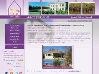 agate-immobilier.com website preview