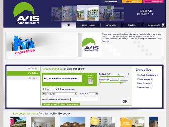 avis-immobilier-bordeaux.com website preview