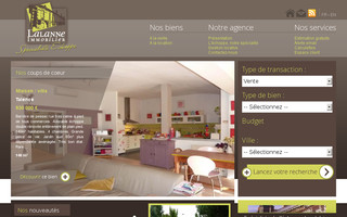 lalanneimmo.com website preview
