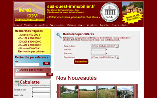 sud-ouest-immobilier.fr website preview
