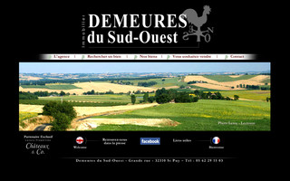 demeuresdusud-ouest.com website preview