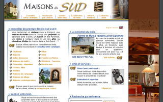 maisonsdusud.com website preview