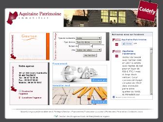 aquitaine-patrimoine.com website preview