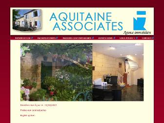 immobilier-aquitaine-associates.com website preview