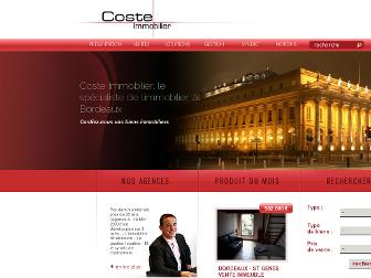 coste-immobilier.fr website preview