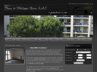 dieu-immobilier.com website preview
