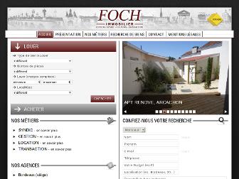 foch-immobilier.fr website preview