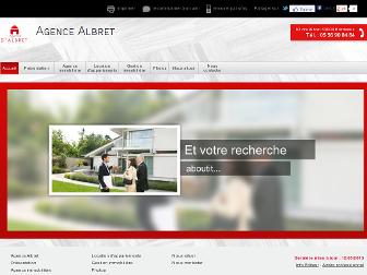 agence-immobiliere-albret-bordeaux.fr website preview