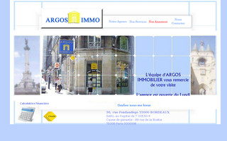 argos-immobilier.fr website preview