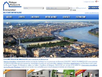 fargeon-immobilier.fr website preview