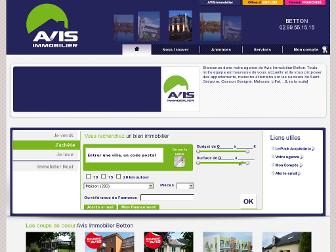 avis-immobilier-betton.com website preview