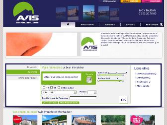 avis-immobilier-montauban.com website preview