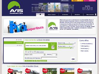 avis-immobilier-elven.com website preview