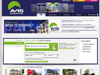 avis-immobilier-argenteuil.com website preview