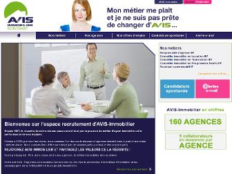 recrutement.avis-immobilier.fr website preview