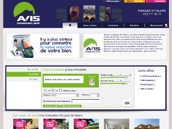 avis-immobilier-farguessthilaire.com website preview