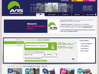 avis-immobilier-stquay.com website preview