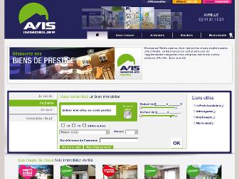 avis-immobilier-avrille.com website preview