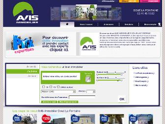 avis-immobilier-doue-la-fontaine.com website preview