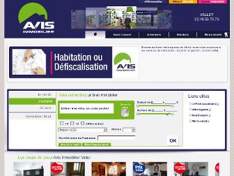 avis-immobilier-vallet.com website preview