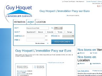guyhoquet-immobilier-pacy-sur-eure.com website preview