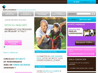 ag2rlamondiale.fr website preview