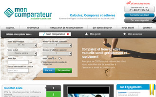 mon-comparateur-mutuelle-sante.com website preview
