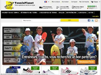 tennisplanet.fr website preview
