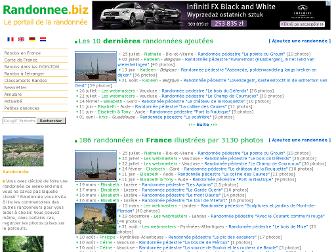randonnee.biz website preview