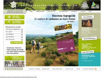 randonnee-hautevienne.com website preview