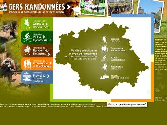 randonnee.tourisme-gers.com website preview