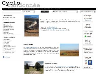 cyclo-randonnee.fr website preview