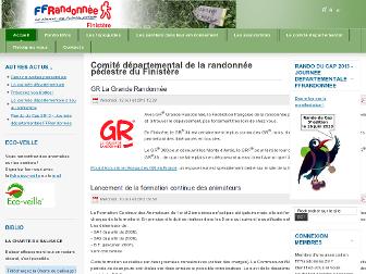 ffrandonnee29.fr website preview