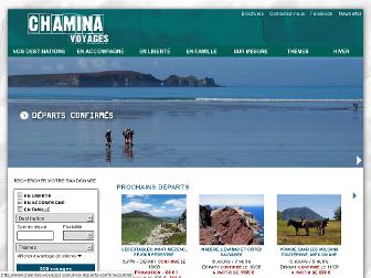 chamina-voyages.com website preview