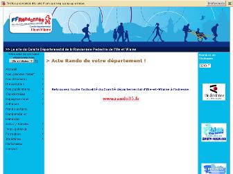 ille-et-vilaine.ffrandonnee.fr website preview