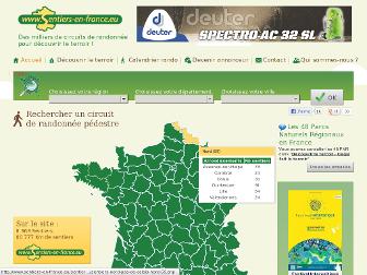 sentiers-en-france.eu website preview