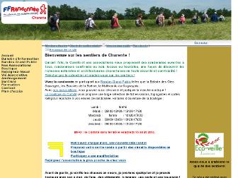 charente-ffrandonnee.com website preview