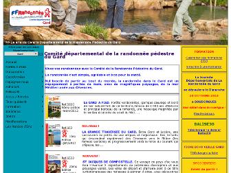 gard.ffrandonnee.fr website preview