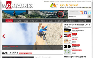 montagnes-magazine.com website preview