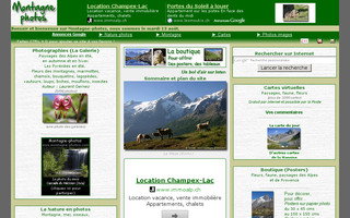 montagne-photos.com website preview
