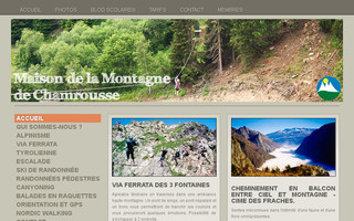 maisonmontagnechamrousse.com website preview