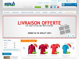expe.fr website preview