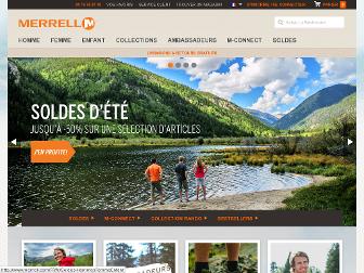 merrell.com website preview