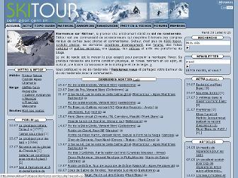 skitour.fr website preview