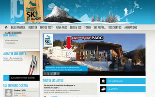 espace-skiderando.com website preview