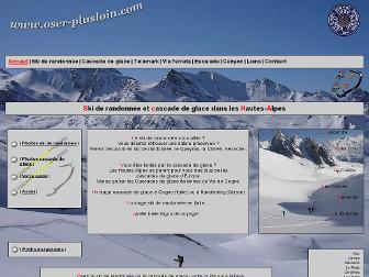 oser-plusloin.com website preview